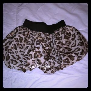 Cheetah print skirt